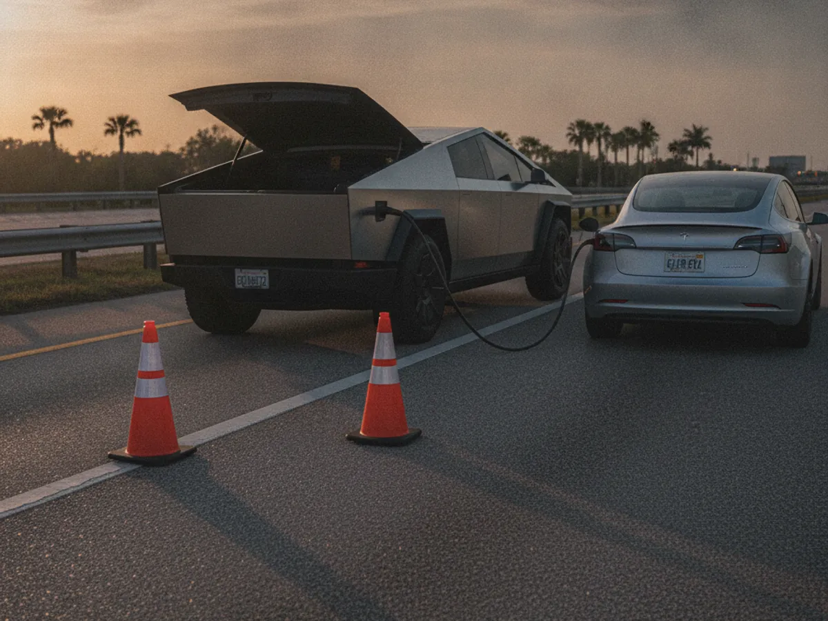 Emergency EV Roadside Assistance support for an EV driver in Tampa Bay